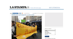 Desktop Screenshot of multimedia.lastampa.it