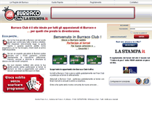 Tablet Screenshot of burracoclub.lastampa.it