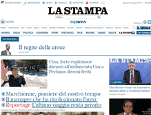 Tablet Screenshot of lastampa.it
